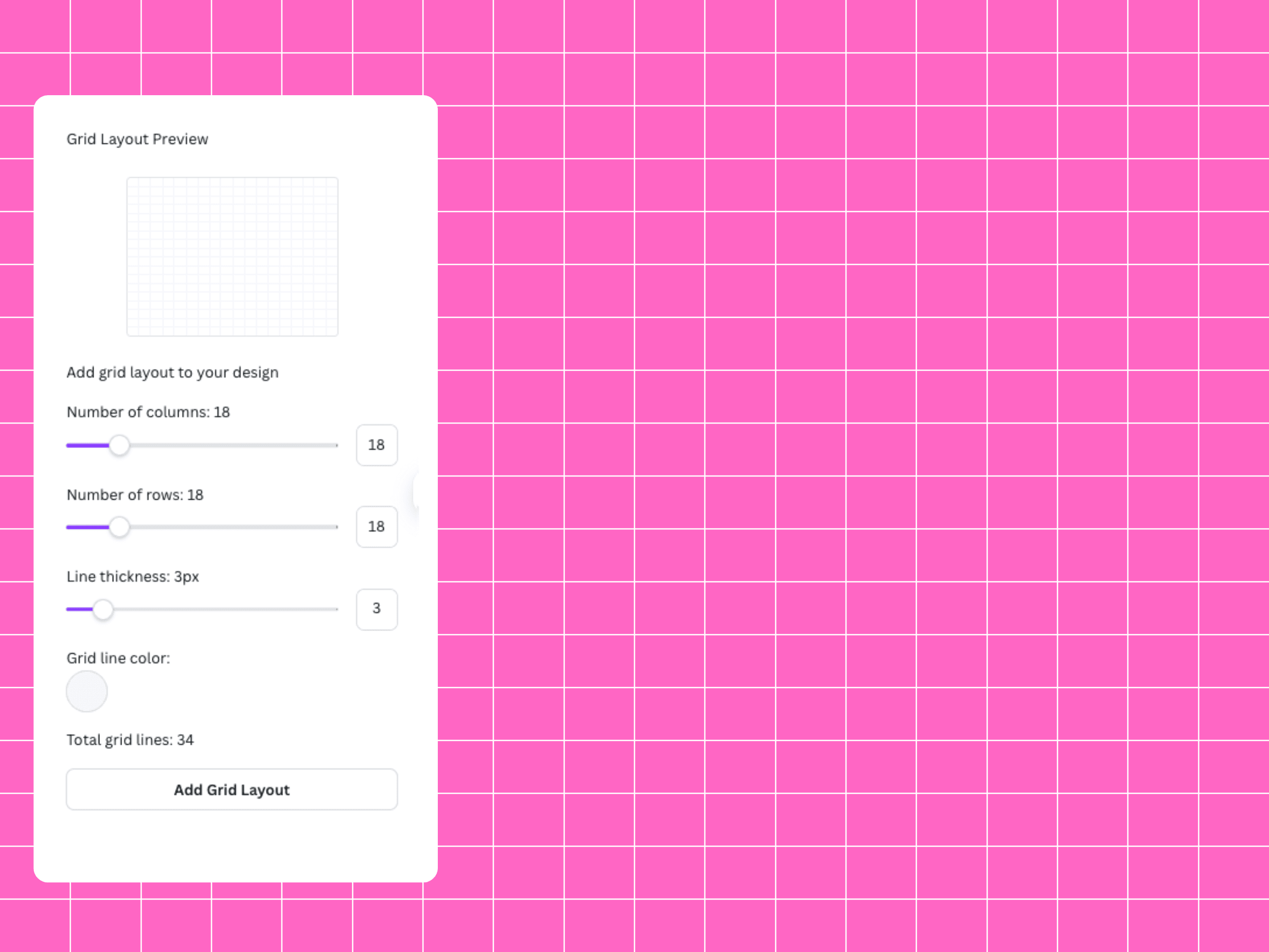 Column customization and thickness controls