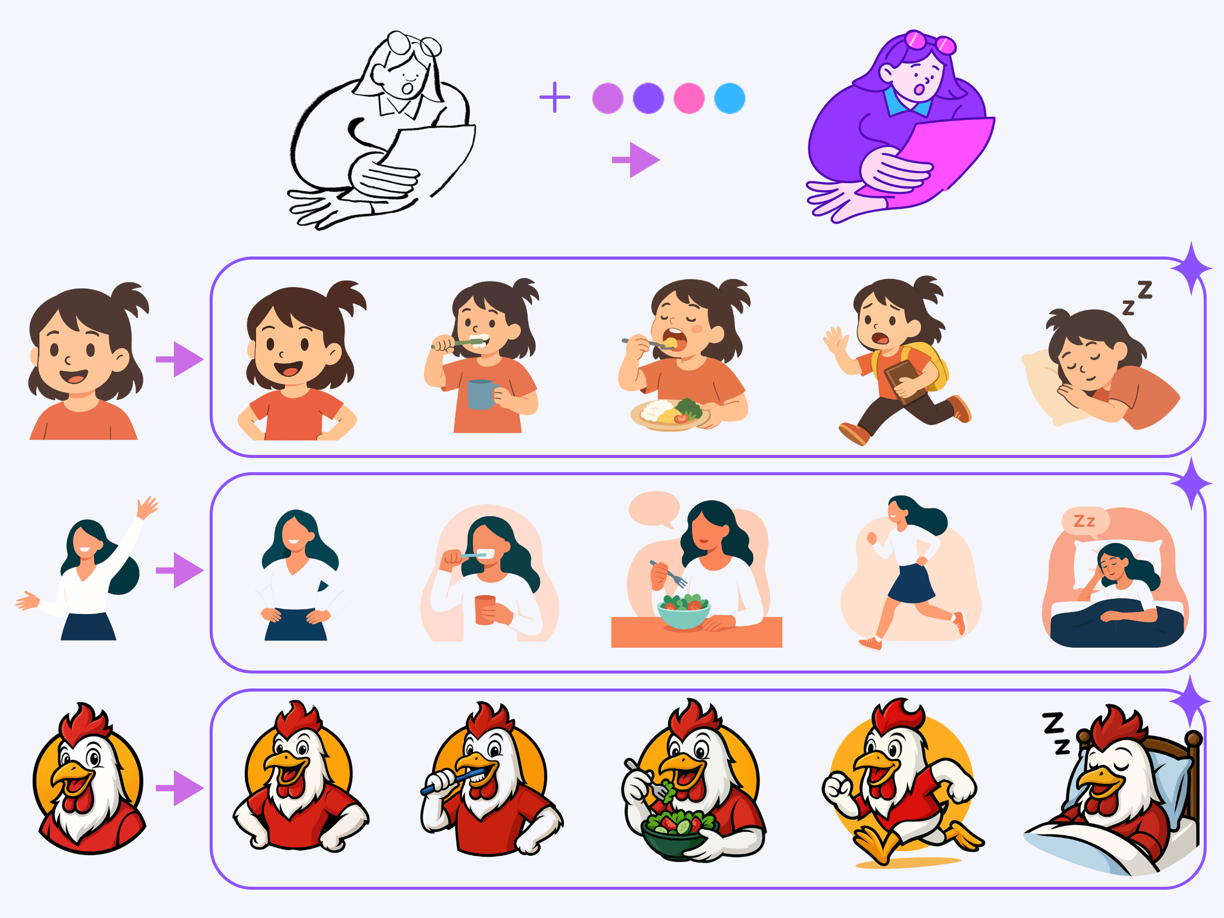 Remix app showing image transformation